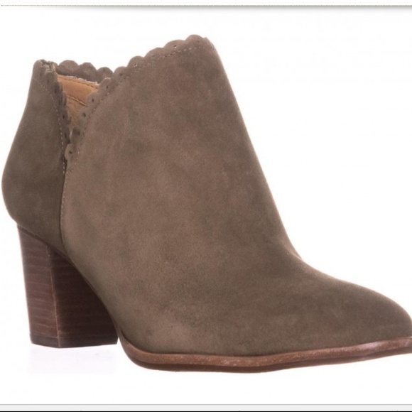 Jack Rogers Shoes - Jack Rogers Marianne Suede Booties in Olive, NEW!